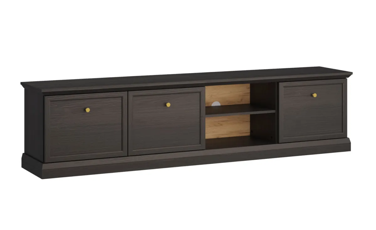 Lucca tv komoda 206x39,5x51 cm crna
