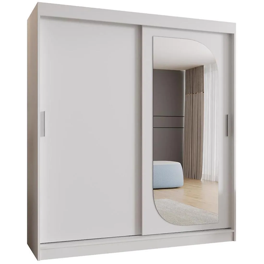Lucy garderober 180x62x200 cm bela