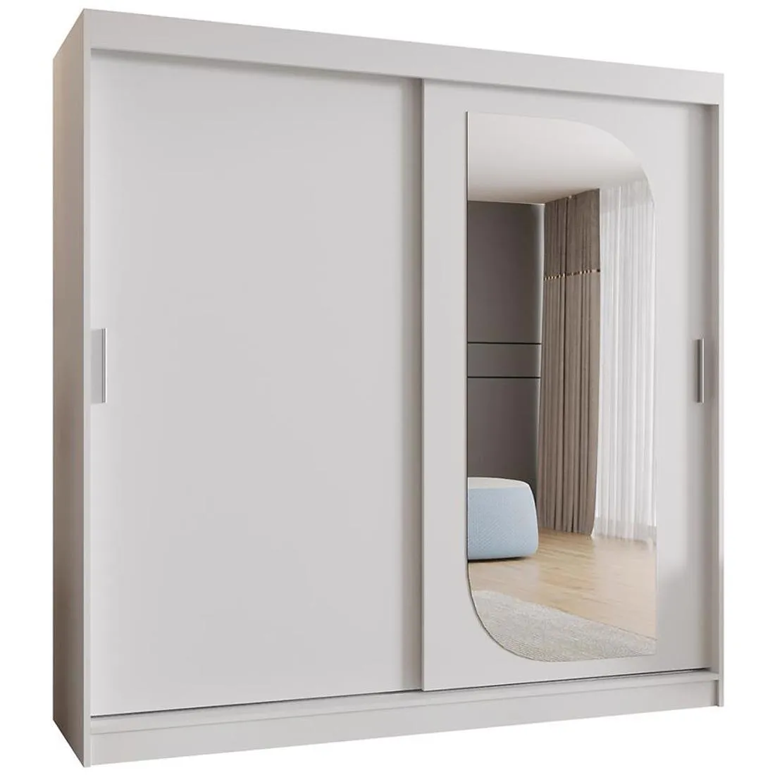 Lucy garderober 200x62x200 cm bela