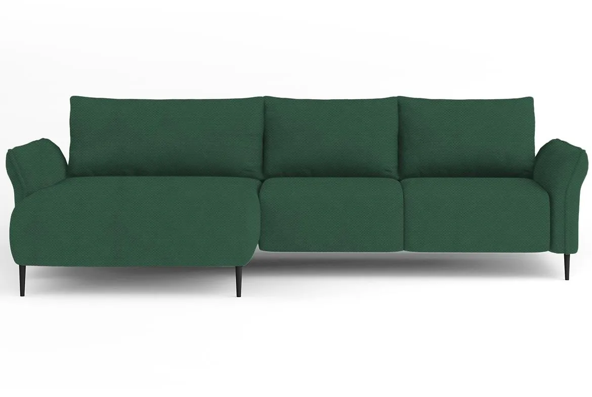 Luis ugaona garnitura s funkcijom spavanja 255x164x85 Onega 1 leva zelena