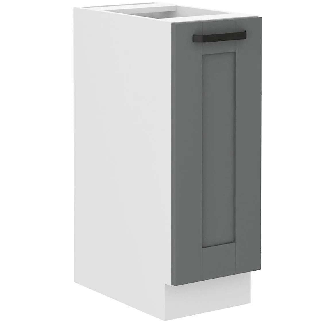Luna 30D Cargo BB kuhinjski element 1 vrata 30x52x82 cm tamno siva/bela
