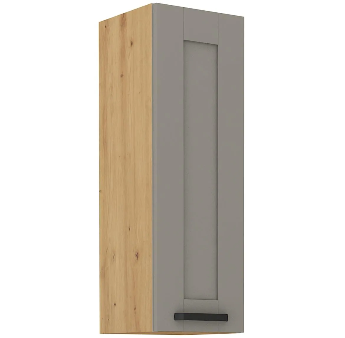Luna 30G-90 1F kuhinjski ormaric 1 vrata 30x31x90cm siva/natur (artisan hrast)