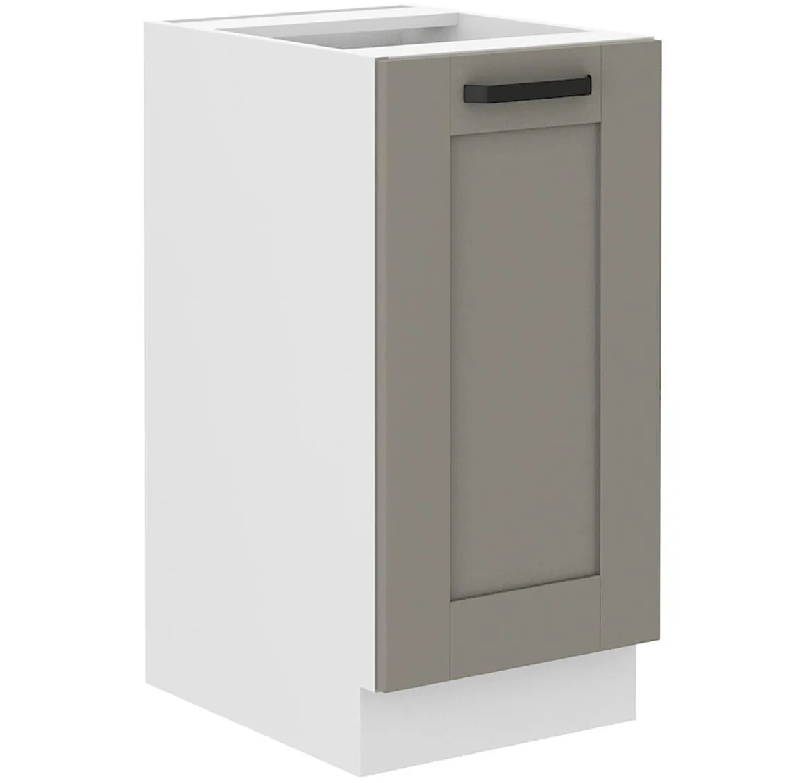 Luna 40D 1F BB kuhinjski element 1 vrata 40x52x82 cm siva/bela