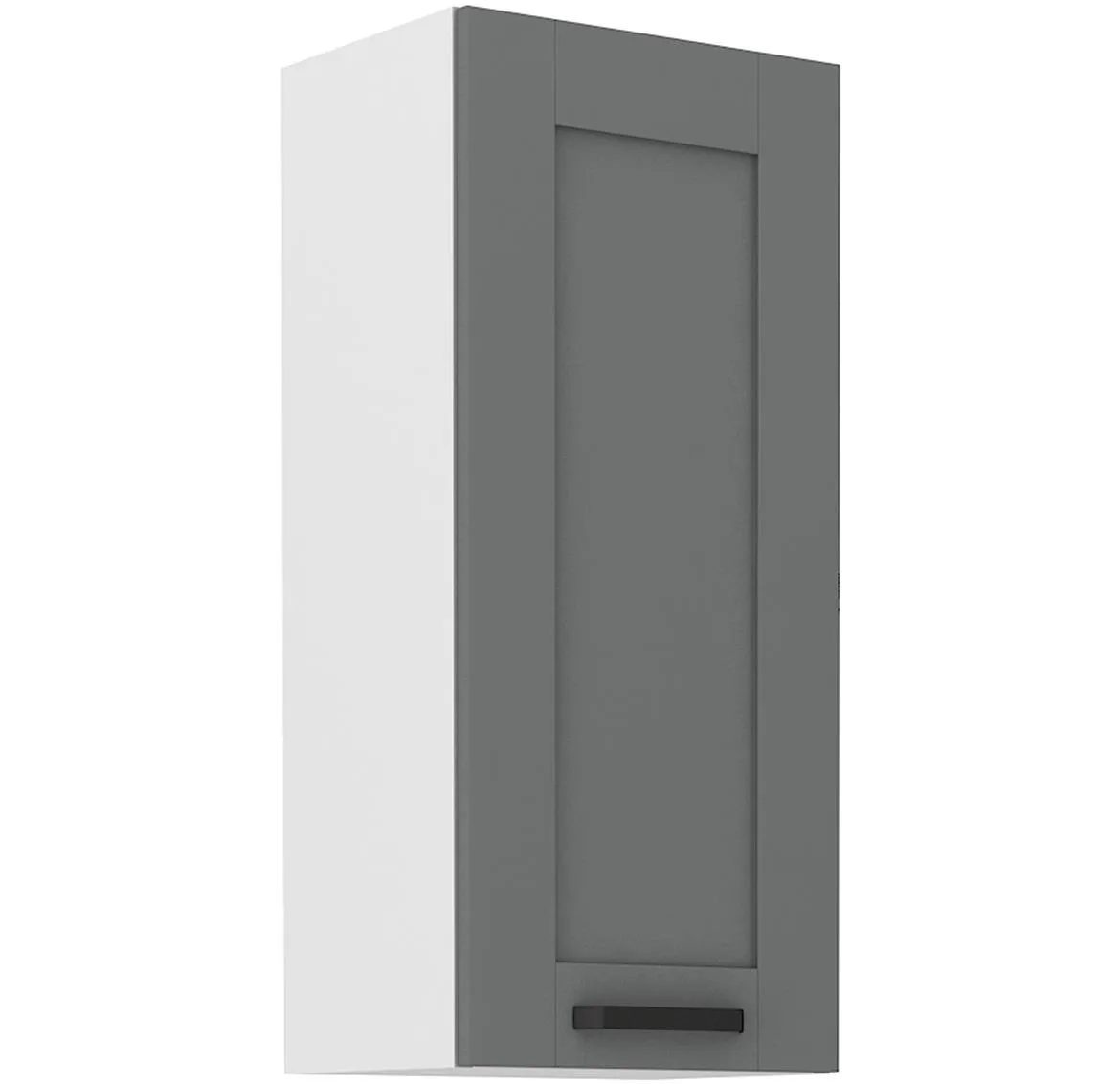 Luna 40G-90 1F kuhinjski element 1 vrata 40x31x90 cm tamno sivo/beli