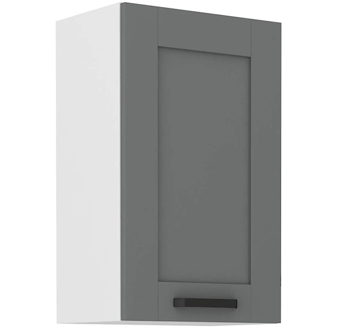 Luna 45G-72 1F kuhinjski element 1 vrata 45x31x72 cm tamno sivo/beli