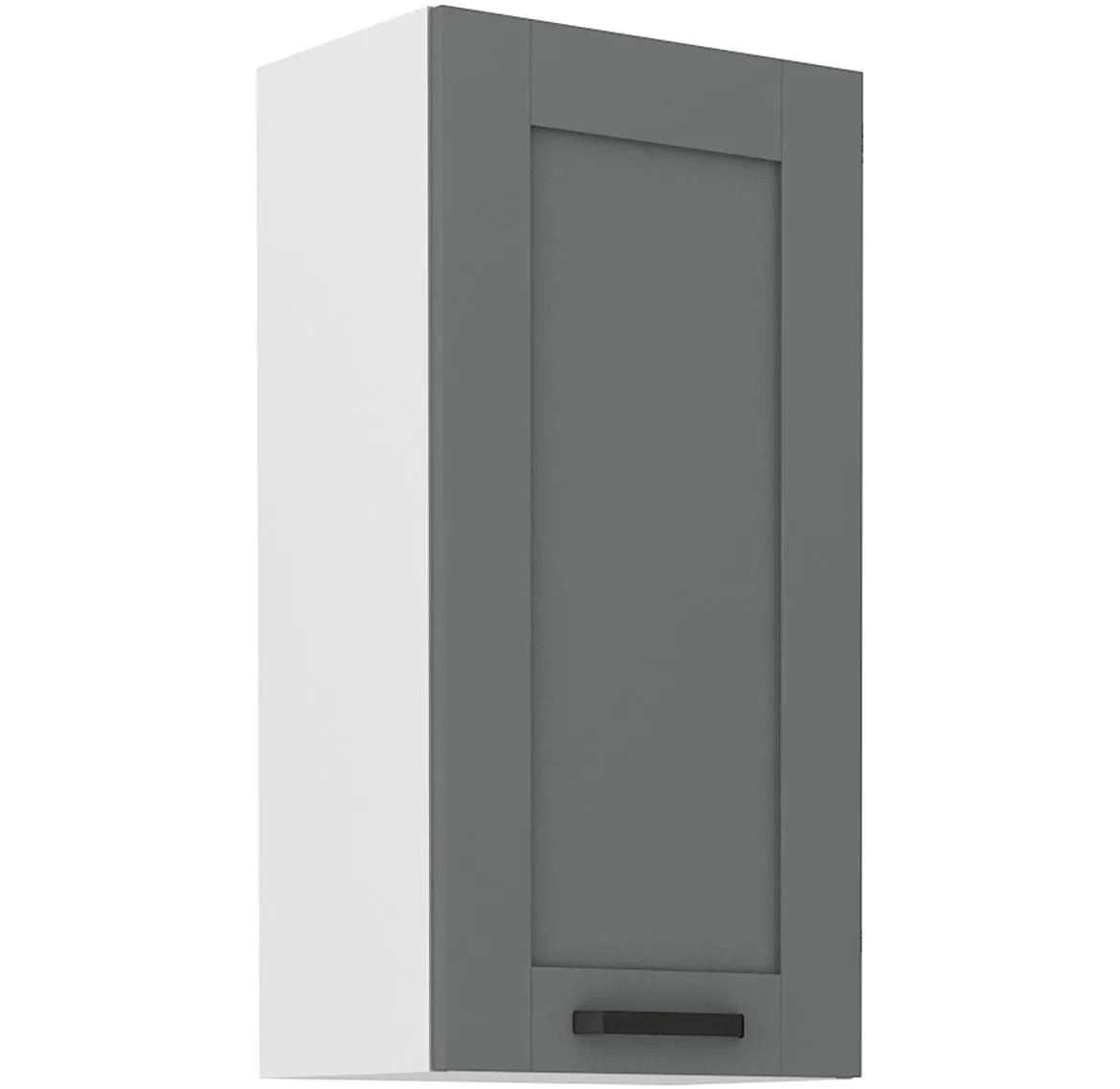 Luna 45G-90 1F kuhinjski ormaric 1 vrata 45x31x90 cm tamno sivo/beli