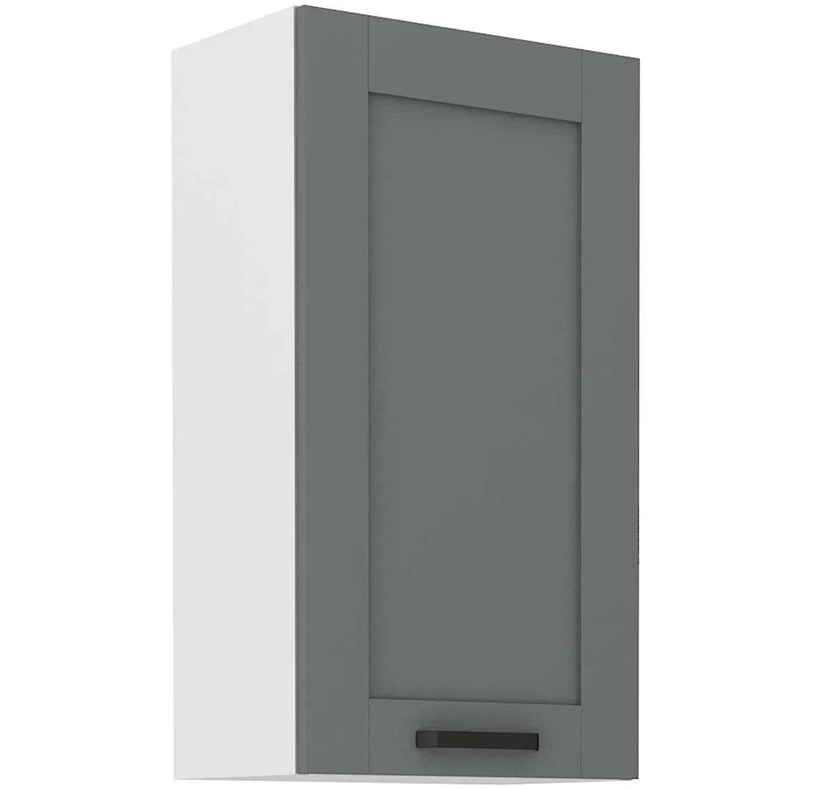 Luna 50G-90 1F kuhinjski ormaric 1 vrata 50x31x90 cm tamno sivo/beli