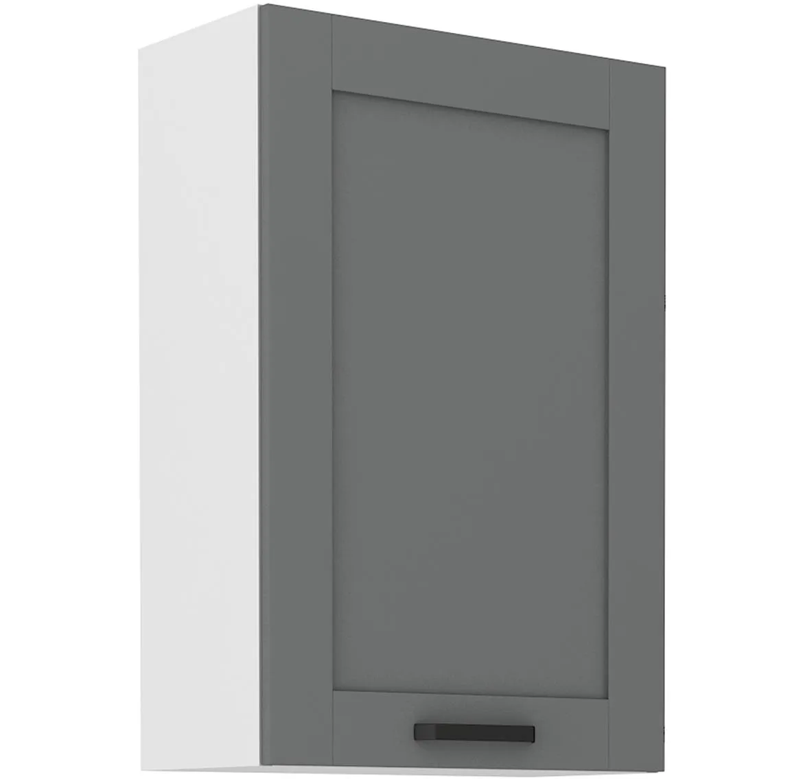 Luna 60G-90 1F kuhinjski element 1 vrata 60x31x90 cm tamno sivo/beli