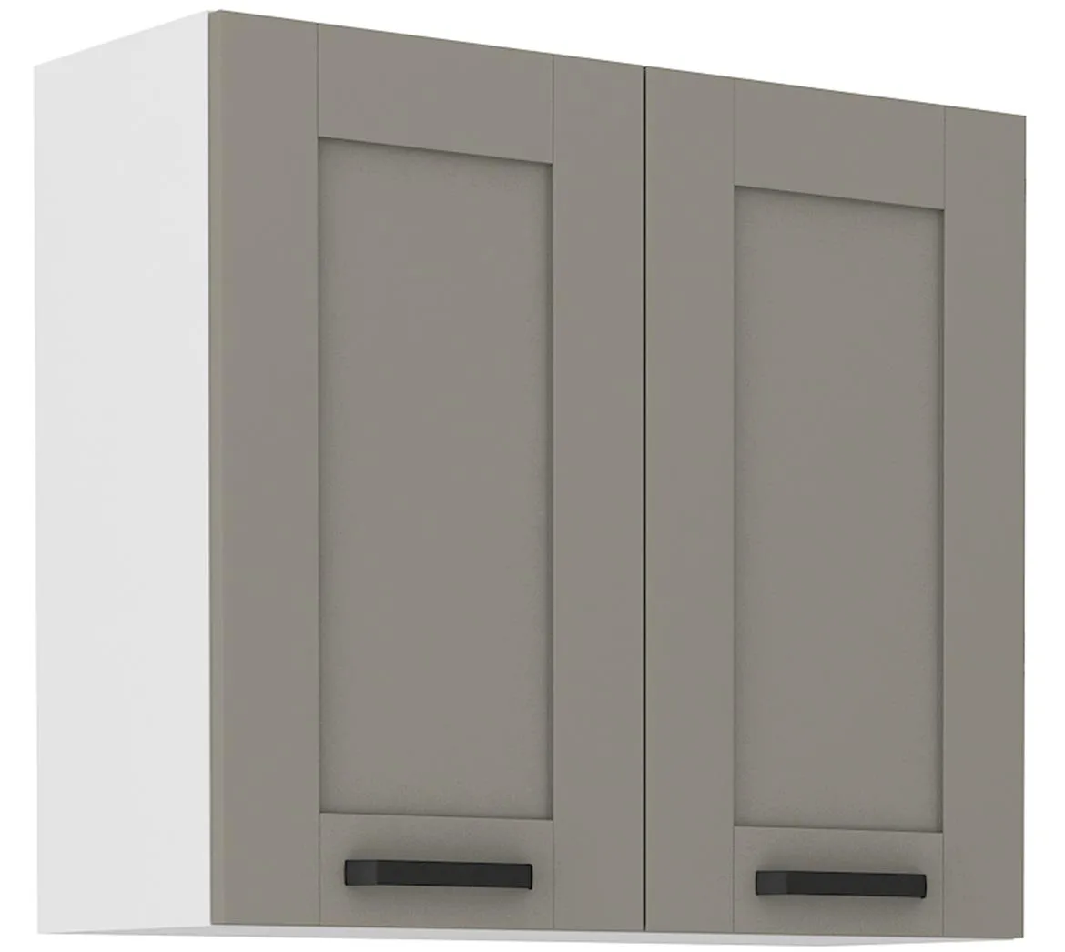 Luna 80G-72 2F kuhinjski element 2 vrata 80x31x72cm siva/bela