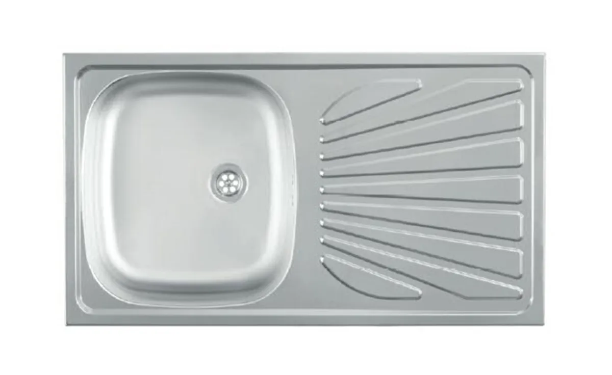 Luna Flex jednodelna inox sudopera-univerzalna 77x43,5 cm + sifon