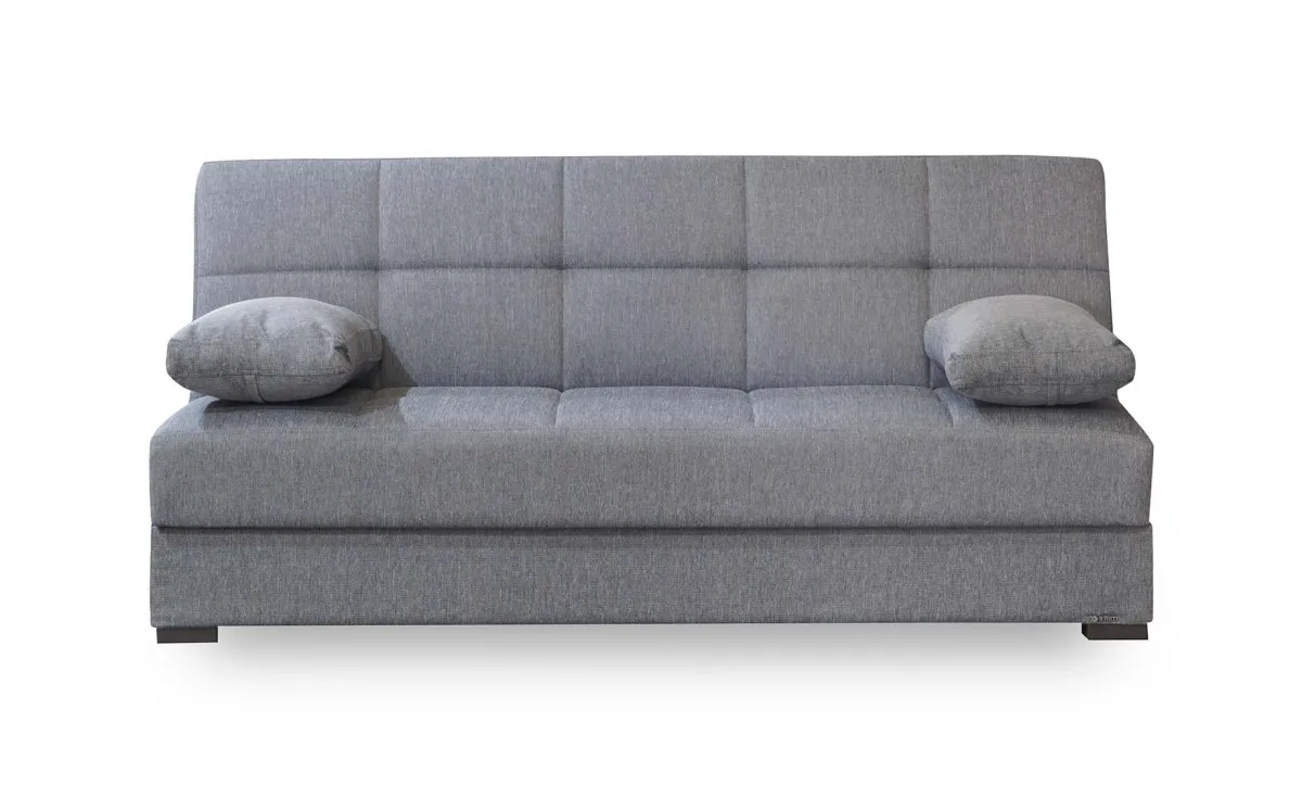 Luna trosed sa ležajem i prostorom za odlaganje sivi 188x80x85cm