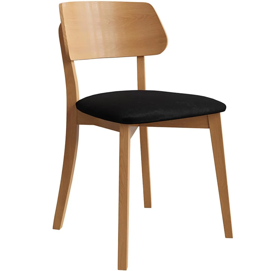 Madi stolica 47x46x80 cm crna/natur (artisan hrast)