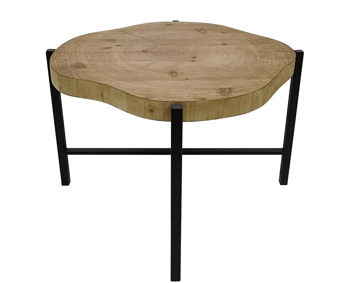 Maine stocic D60x40 cm hrast/crni