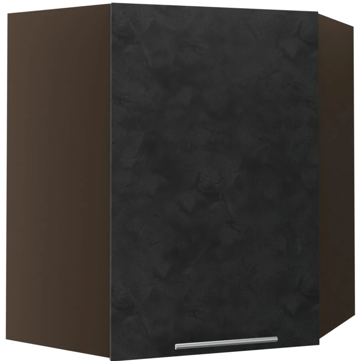 Malmo Ares W10/60 kuhinjski element 1 vrata 60x60x72 cm crna/braon