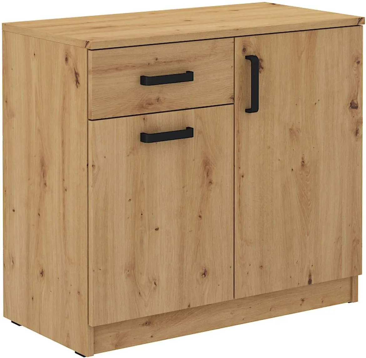 Malta komoda 2 vrata+1 fioka 80x42x73 natur (artisan hrast)