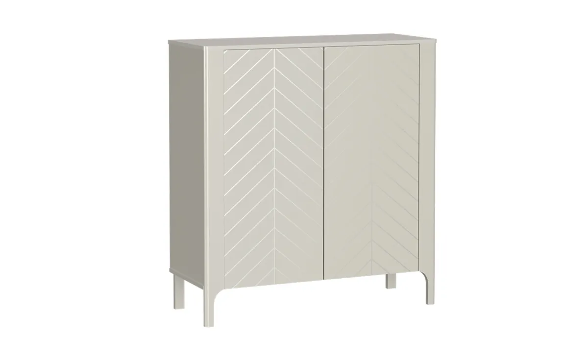 Malumi komoda 2 vrata 103x40,5x95 cm kašmir