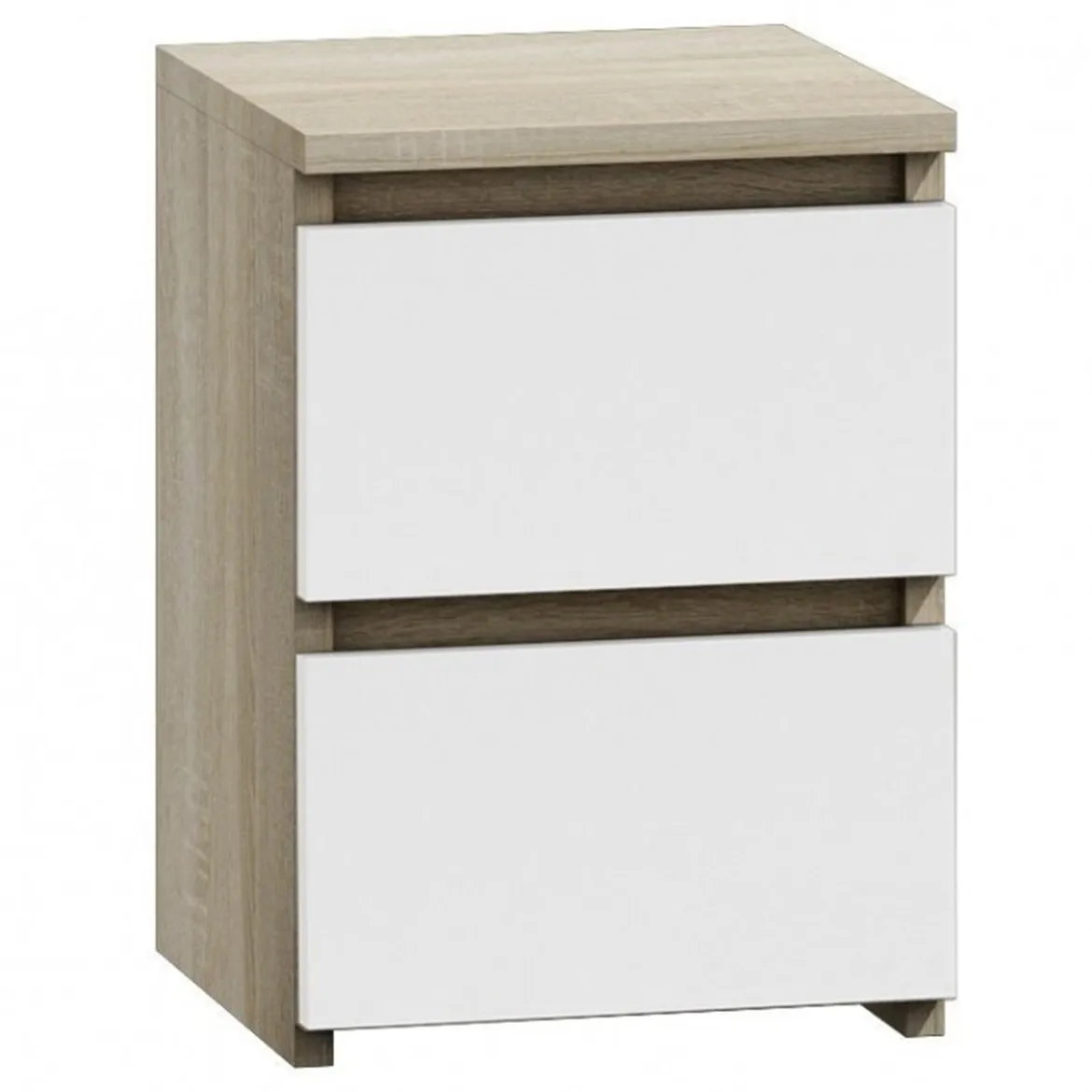 Malwa nocni ormaric 2 fioke 30x30x40 sonoma / bela