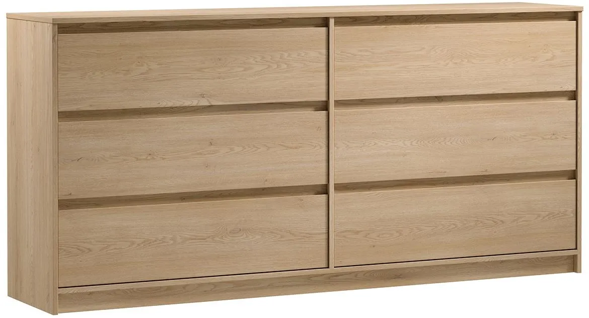 Manami K6S komoda  6 fioka 85x40x181 cm kremona