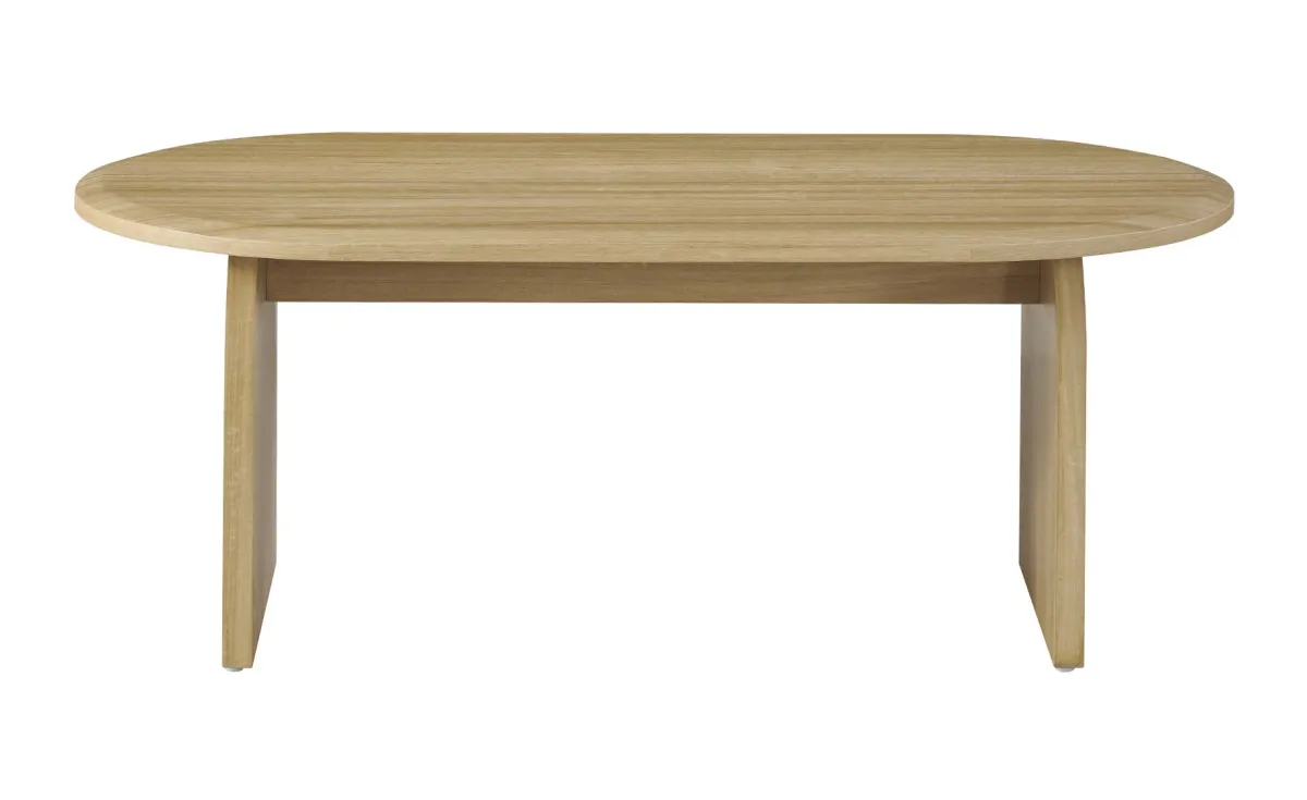 Mandel klub sto 120x60x45 cm natur