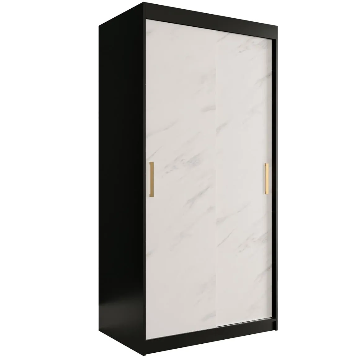 Marble ormar 2 vrata 100x62x200 beli
