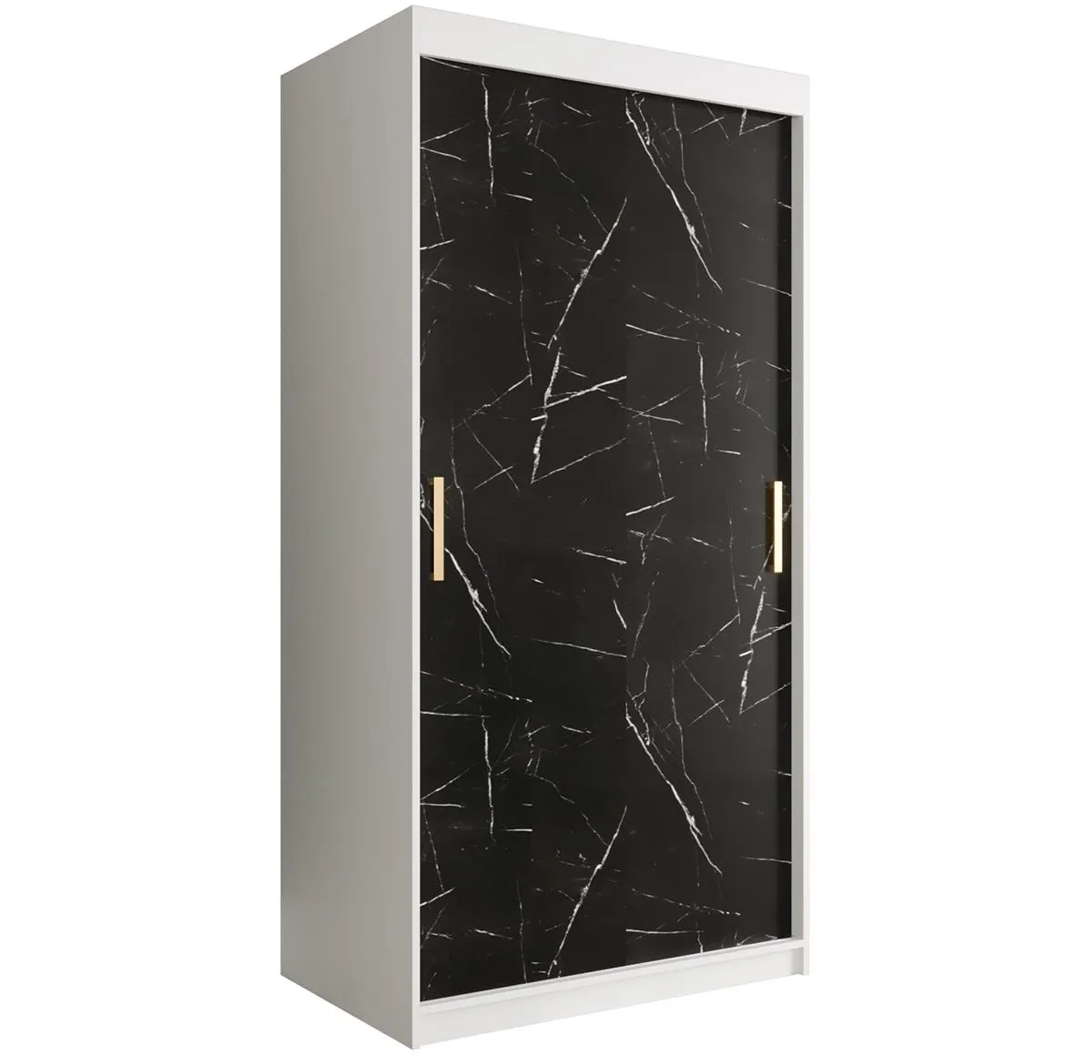 Marble ormar 2 vrata 100x62x200 beli