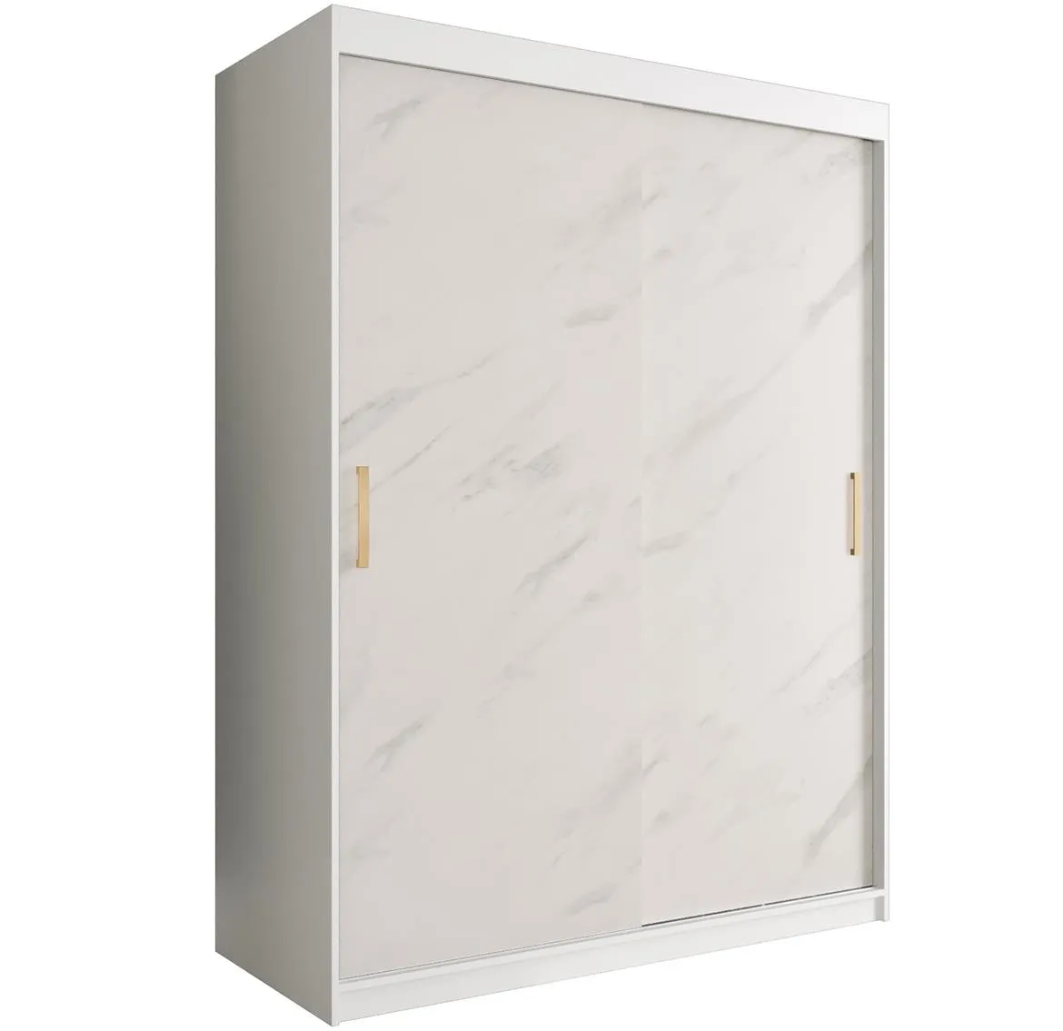 Marble ormar 2 vrata 150x62x200 beli