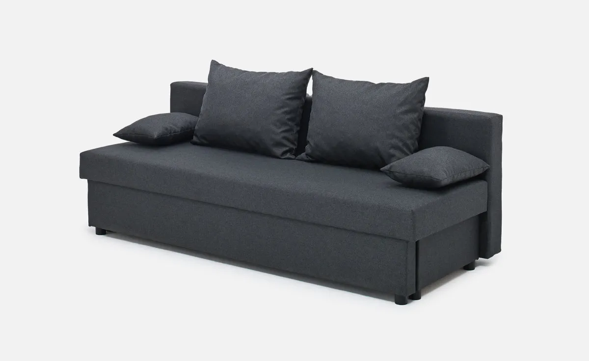 Marlo trosed sa ležajem 192x82x85 cm tamno siva