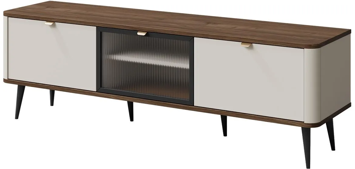 Marly 12 TV komoda 160x40x52 kašmir bež/orah