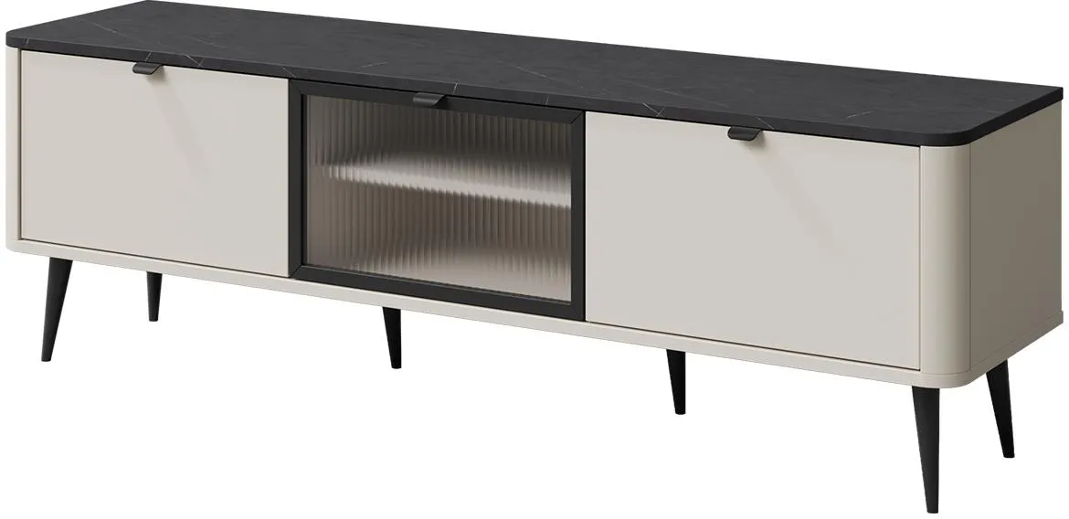 Marly 12 TV komoda 160x40x52 kašmir bež/siva