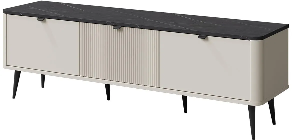 Marly 13 TV komoda 160x40x52 kašmir bež/siva