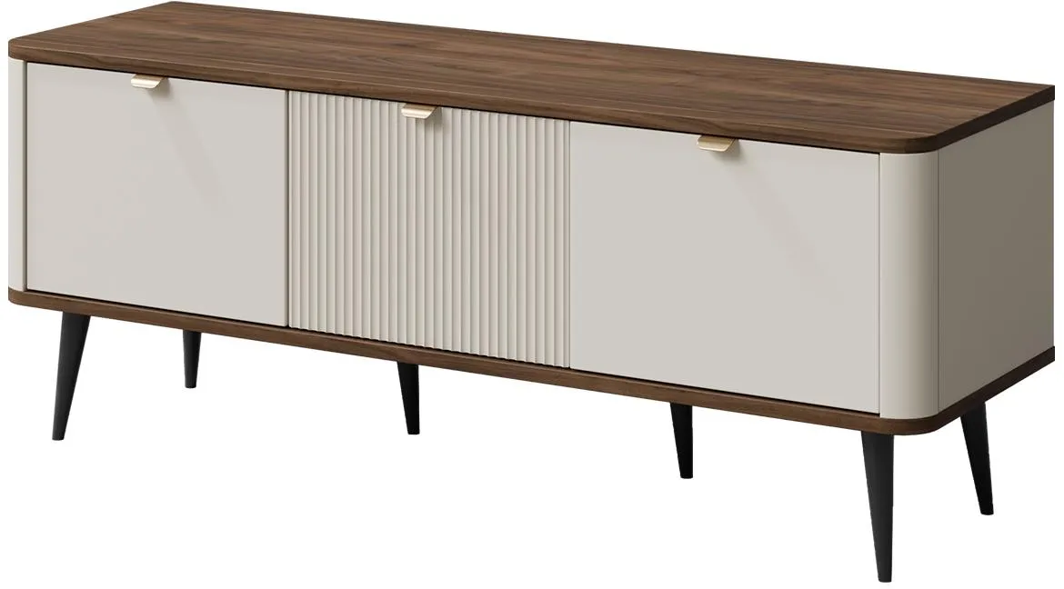 Marly 14 TV komoda 130x40x52 kašmir bež/orah