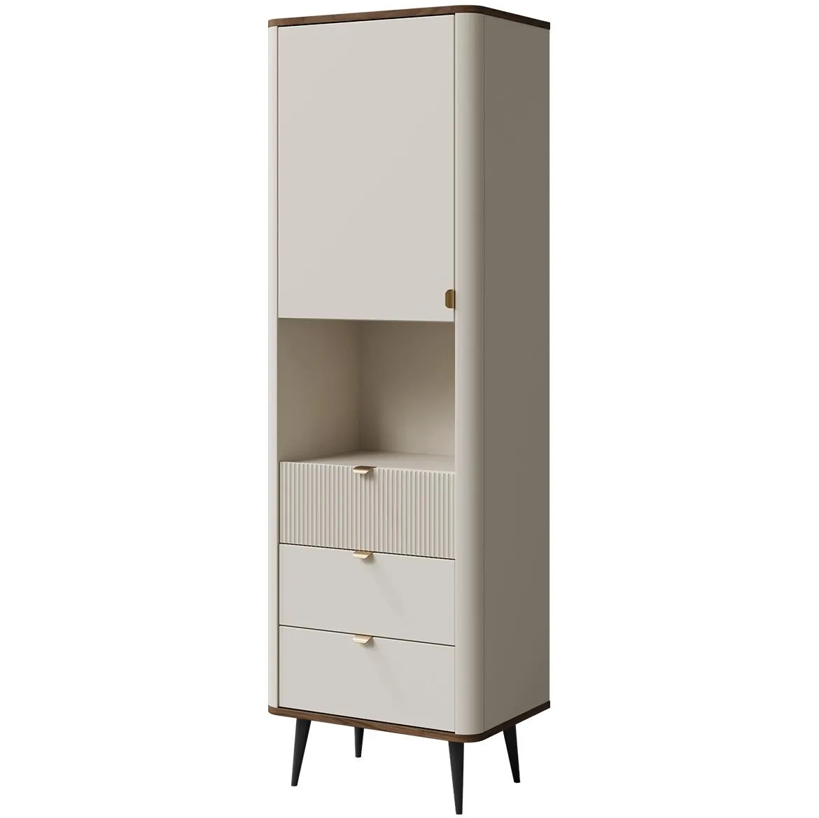 Marly 4 ormaric 60x40x191 kašmir bež/orah