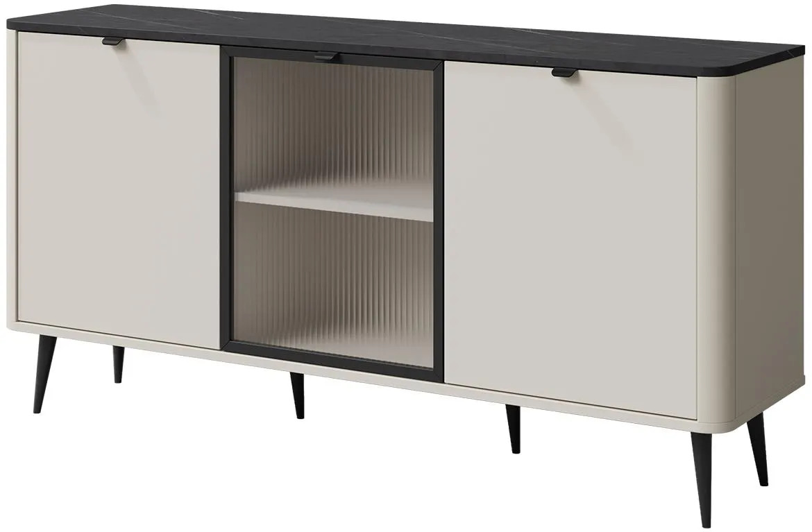 Marly 7 3d komoda 160x40x82 kašmir bež/siva