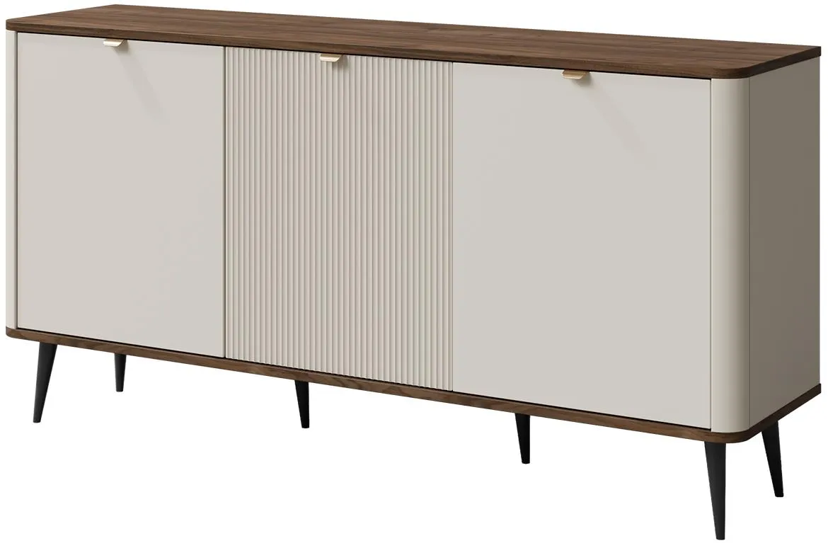 Marly 8 3d komoda 160x40x82 kašmir bež/orah