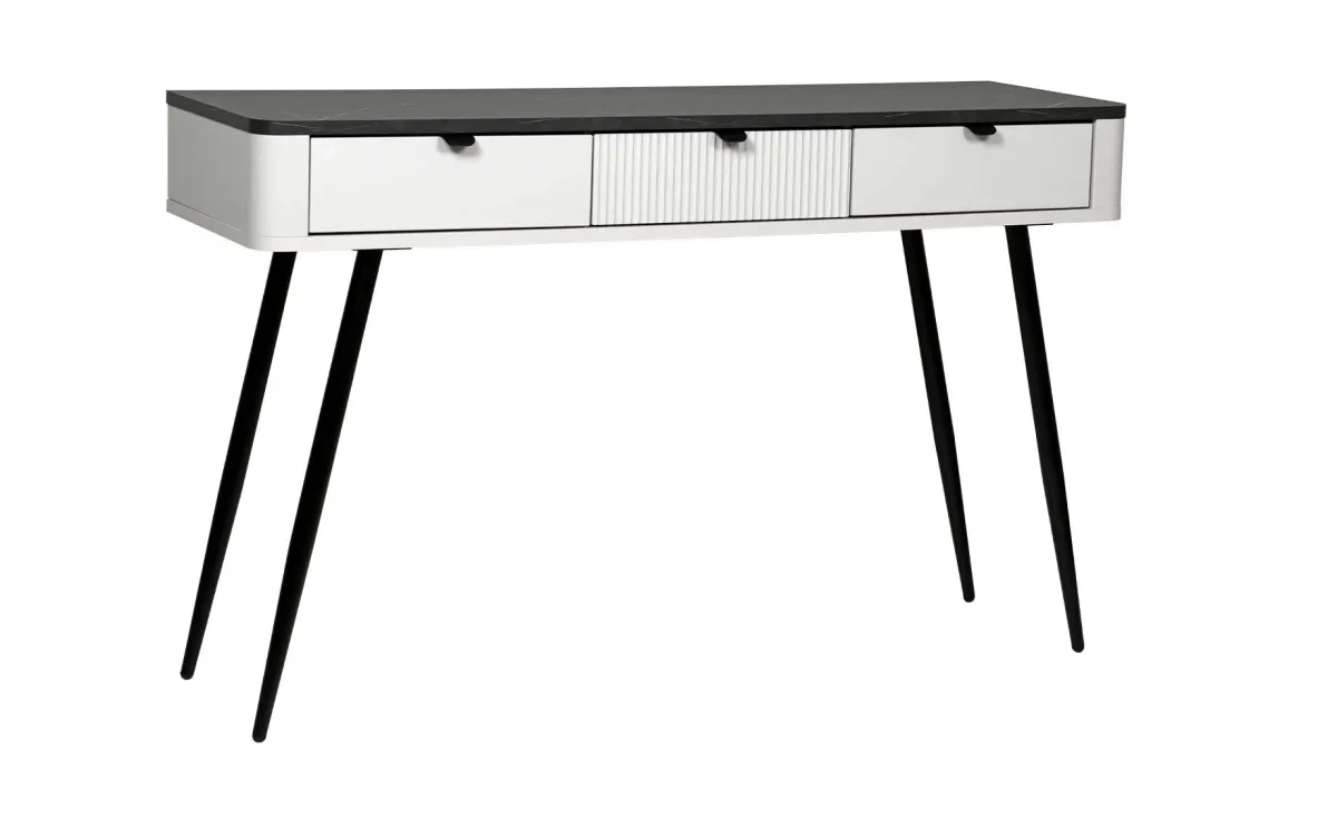 Marly toaletni sto 3 fioke 130x40x82 cm kašmir