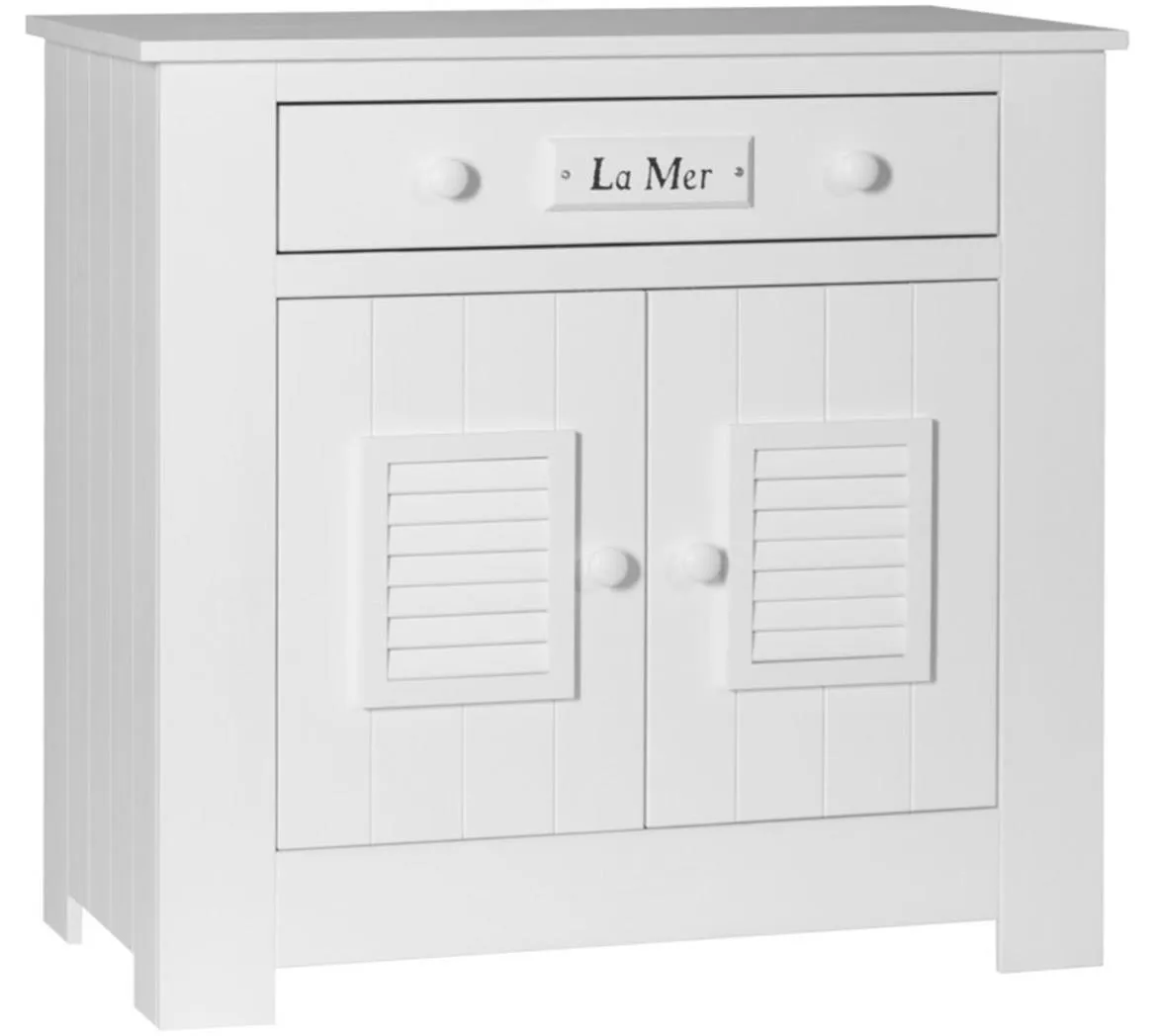 Marsylia komoda 2 vrata+1 fioka 100x51x92 cm bela