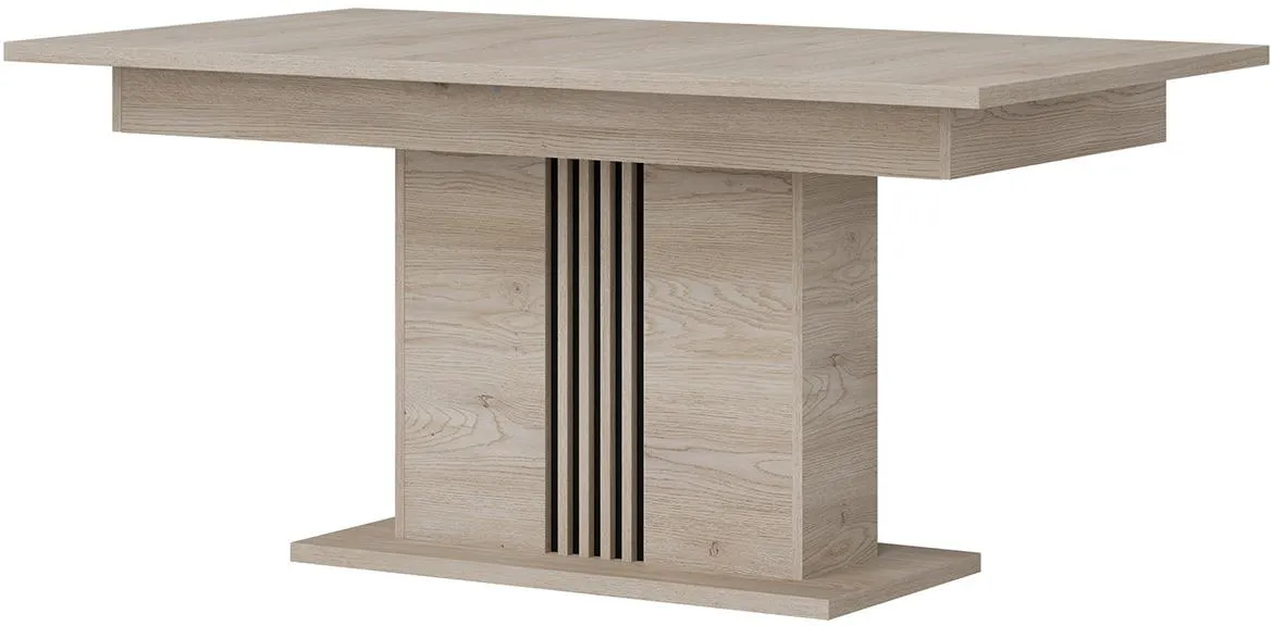 Mati St12 produživi stol 160(200)x90x76,5 bež hrast/crni