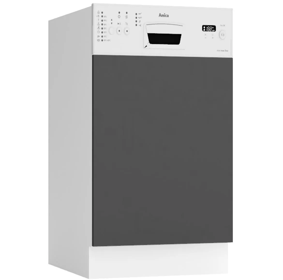 Max 45po front za sudomašinu 44,6x1,6x57 cm tamno sivi