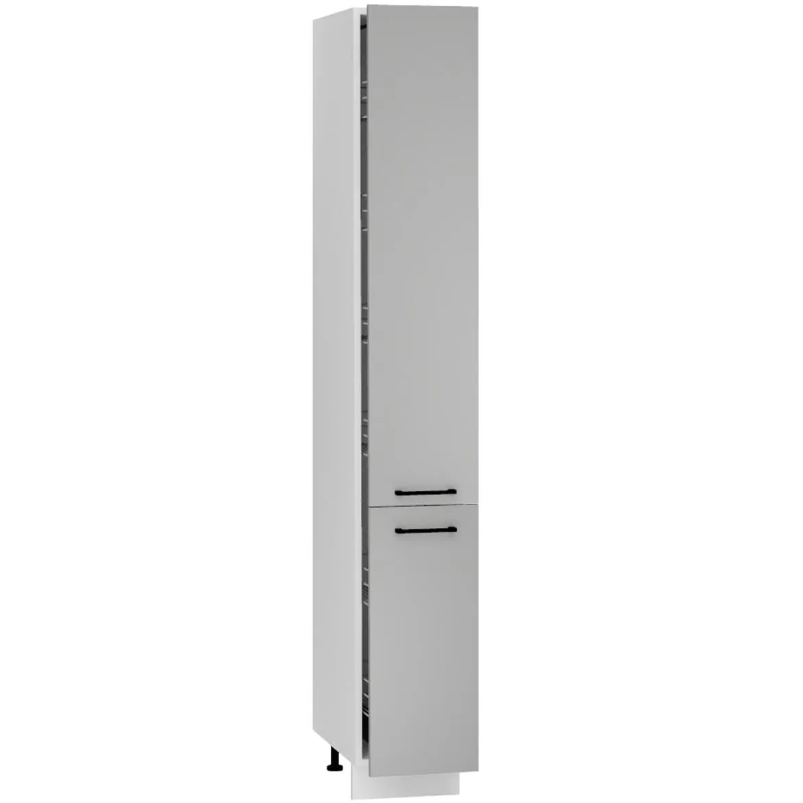 Max D30 2133 kuhinjski element 2 fioke 30x56x213,3 cm belo/sivi
