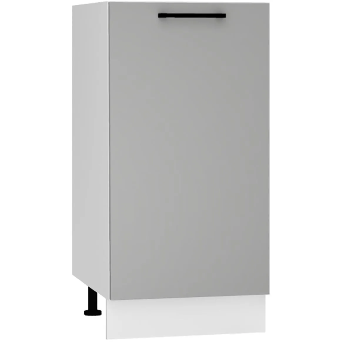 Max D40 Pl kuhinjski element 1 vrata 40x52,4x82 cm belo/sivi
