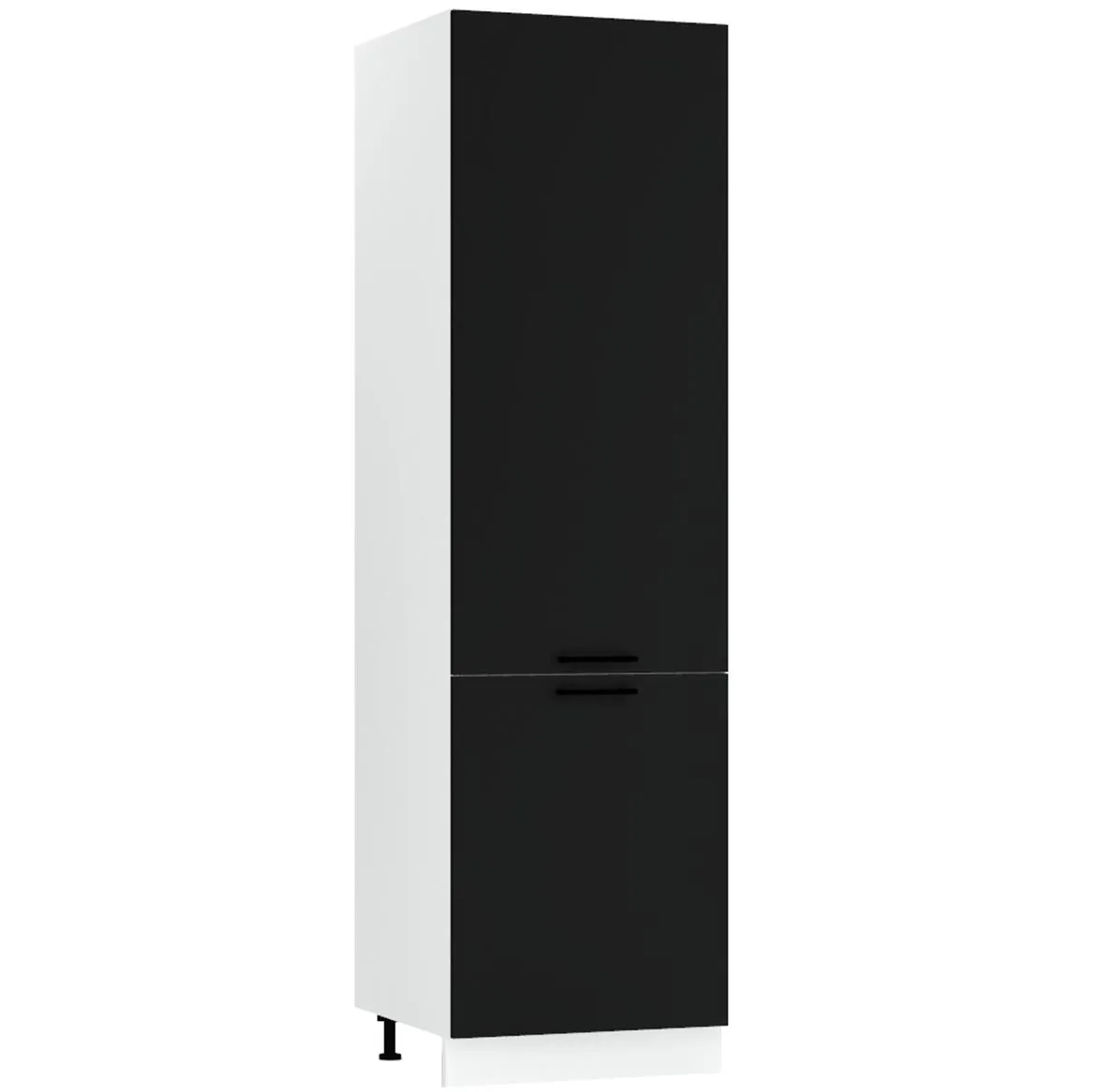 Max D60lo 2133 Pl 2fr kuhinjski element 2 vrata 60x56x213,3 cm belo/crni