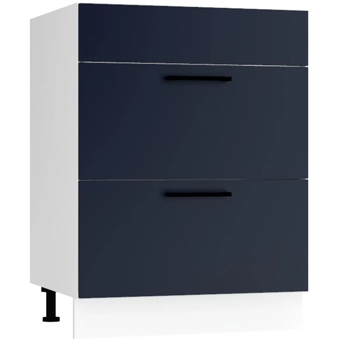Max D60pc S/2 Zasl kuhinjski element 2 fioke 60x52,4x82 cm belo/plavi
