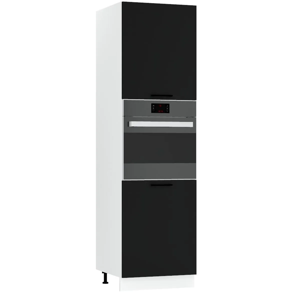 Max D60pk Mv 2133 Pl kuhinjski element za rernu 60x56x213,3 belo/crni