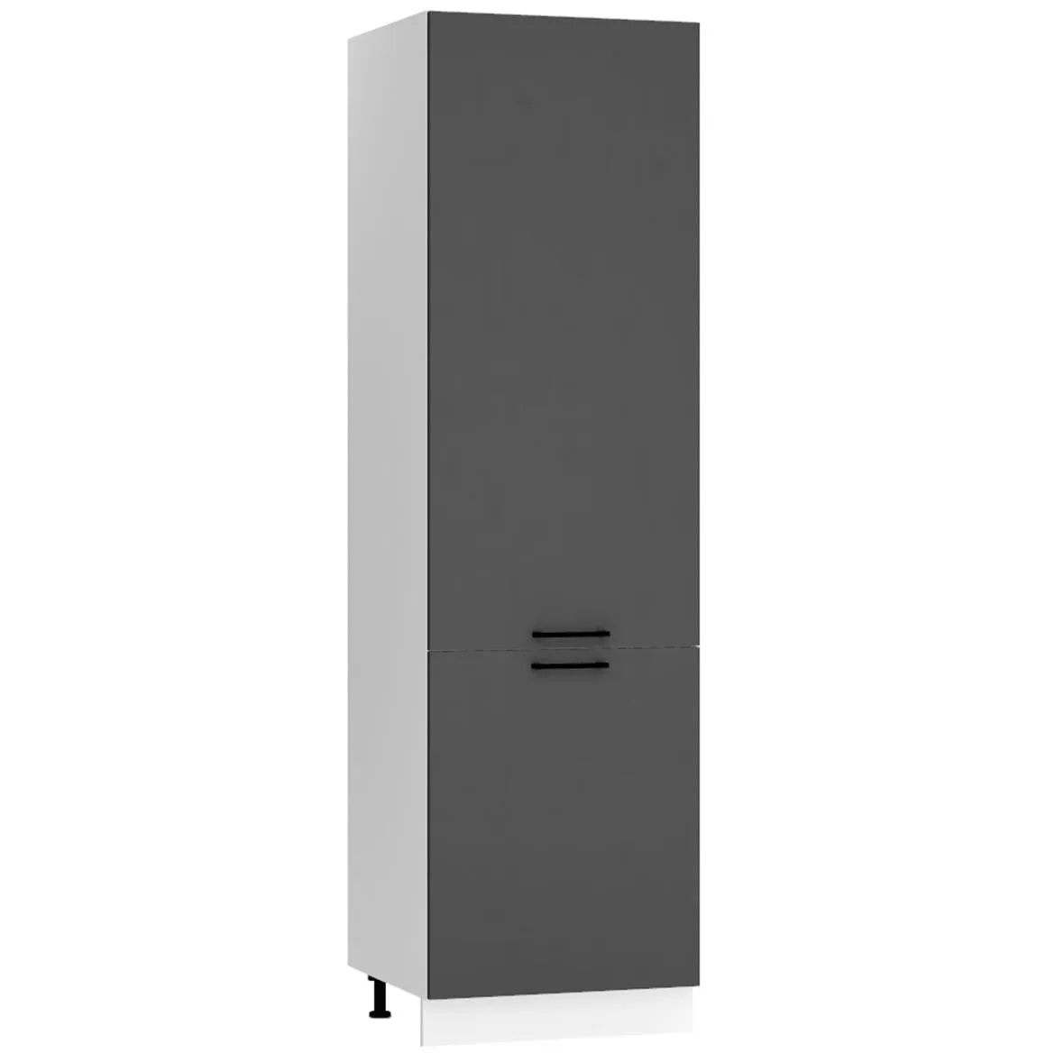 Max D60sl 2133 Pl 2fr kuhinjski element 2 vrata 60x56x213,3 cm belo/tamno sivi