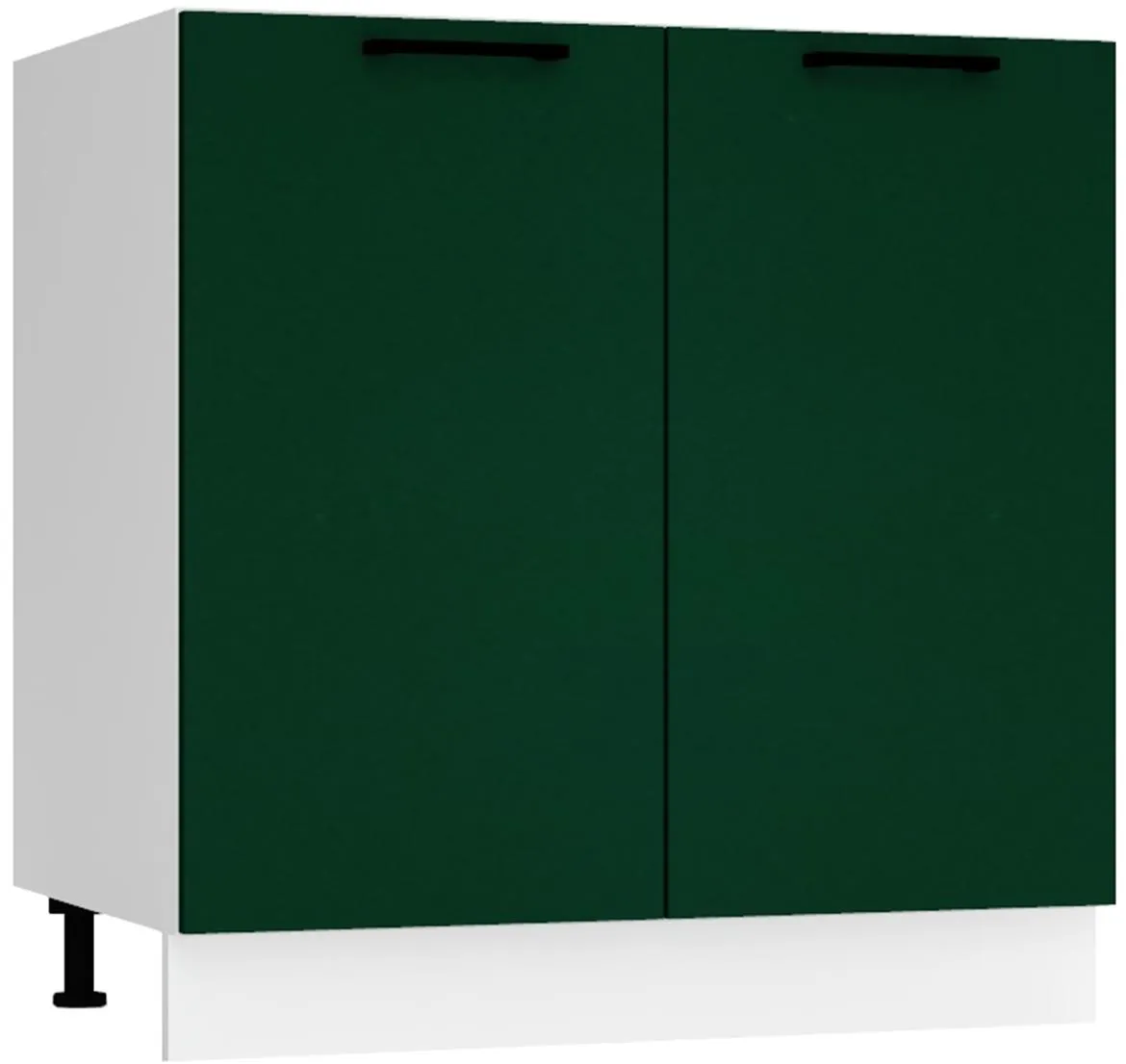 Max D80 kuhinjski element 2 vrata 80x52,4x82 cm belo/zeleni