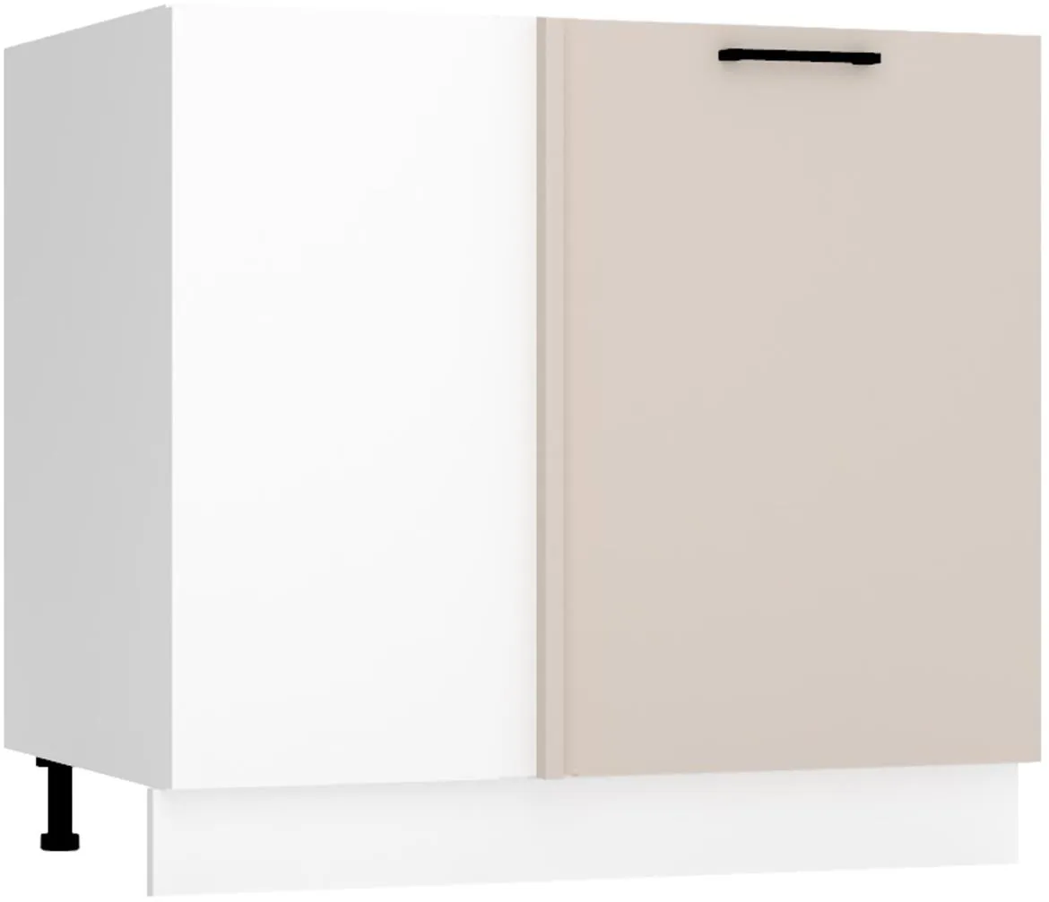 Max Dnp Pl ugaoni kuhinjski element 1 vrata 90x56x82 cm belo/bež
