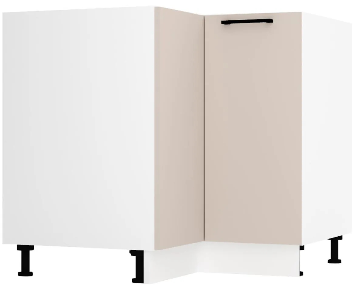 Max Drp Pl ugaoni kuhinjski element 90x90x82 cm belo/bež