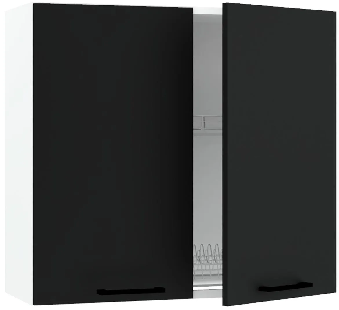 Max W80su Alu kuhinjski element 80x30x72 cm  crni
