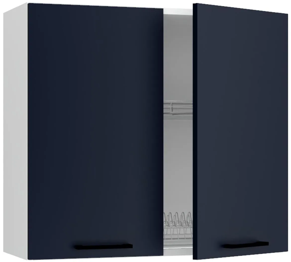 Max W80su Alu kuhinjski element  80x30x72 cm plavi