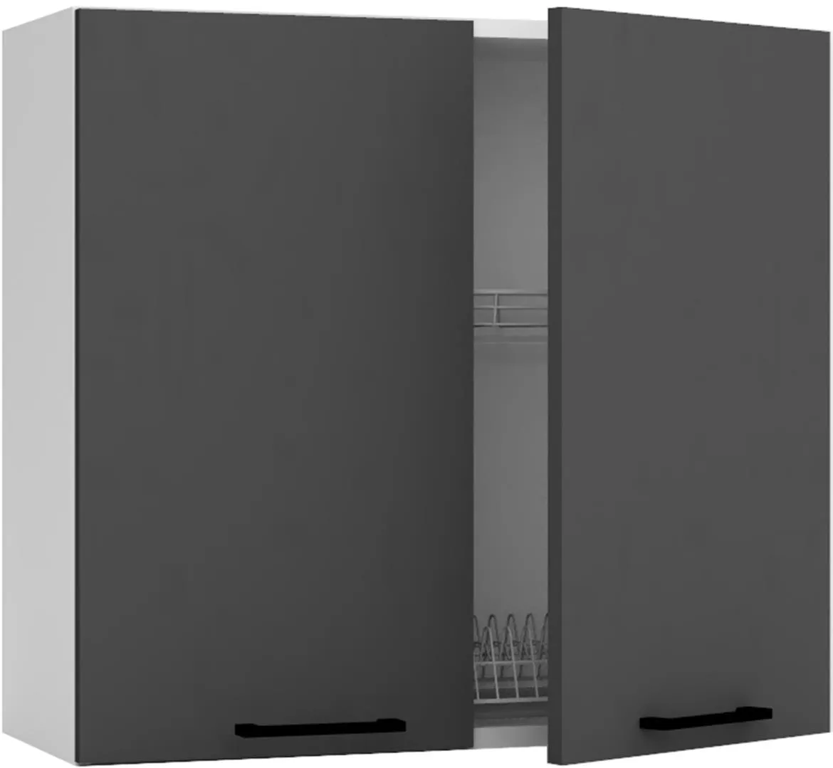 Max W80su Alu kuhinjski element 80x30x72 cm sivi